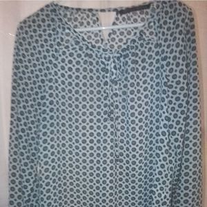 Rose & Olive Sheer Long Sleeve Blouse